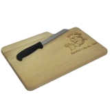 Deska do pieczywa z nożem + grawer